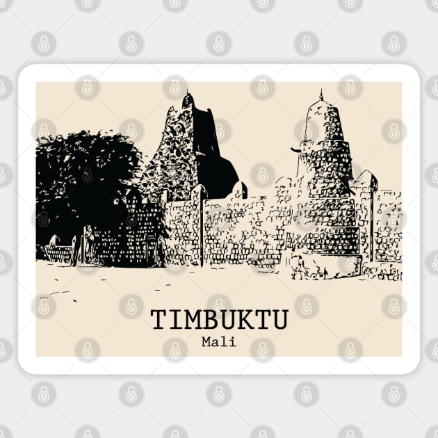 Timbuktu - Mali Magnet by Lakeric